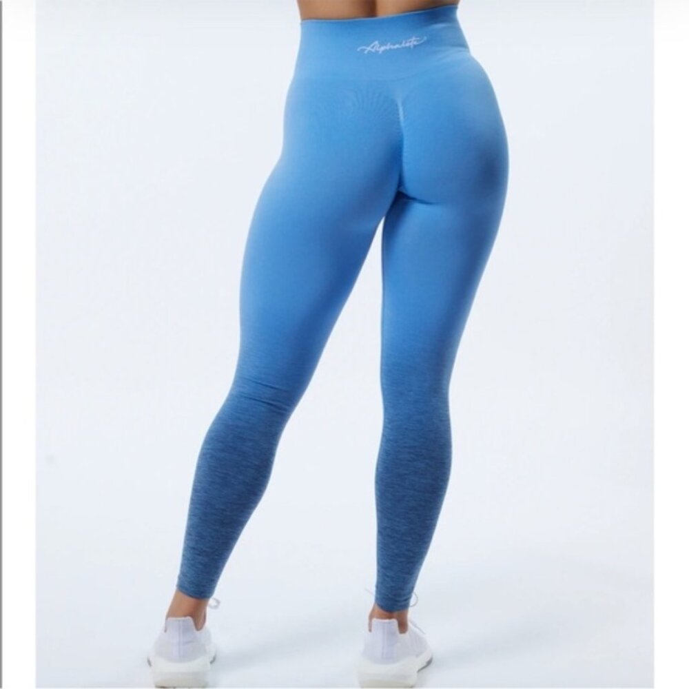ALPHALETE LEGGINGS - BLUE MOON